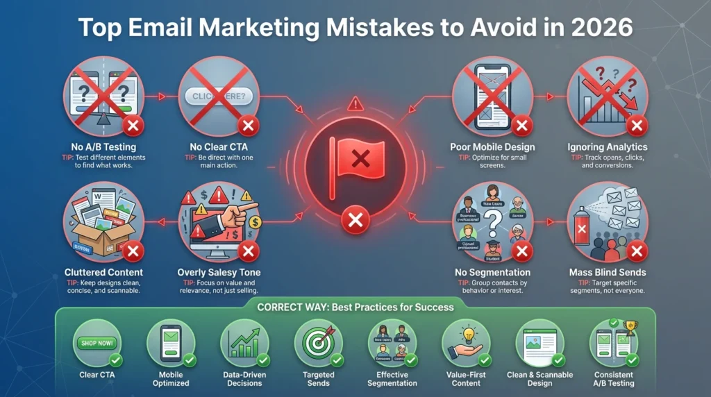 Most Common Email Marketing Mistakes